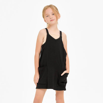Relaxed Tank Dress with Built-In Romper Lining