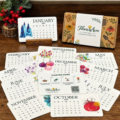 ✨Early Holiday Sale 50% OFF🌱Eco-Friendly Plantable “Timeless” Seed Calendar 2027