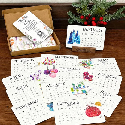 ✨Early Holiday Sale 50% OFF🌱Eco-Friendly Plantable “Timeless” Seed Calendar 2027